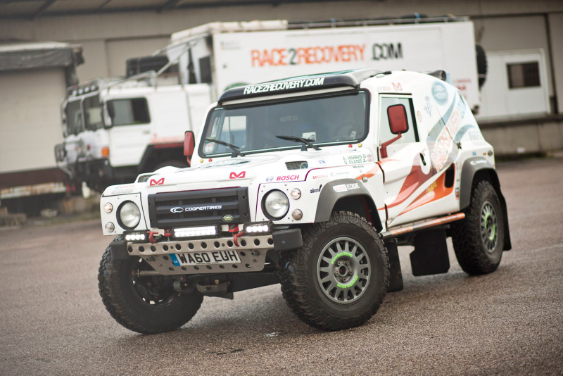 Illustration for article titled Land Rover-Sponsored Race2Recovery Sets Sail To Dakar